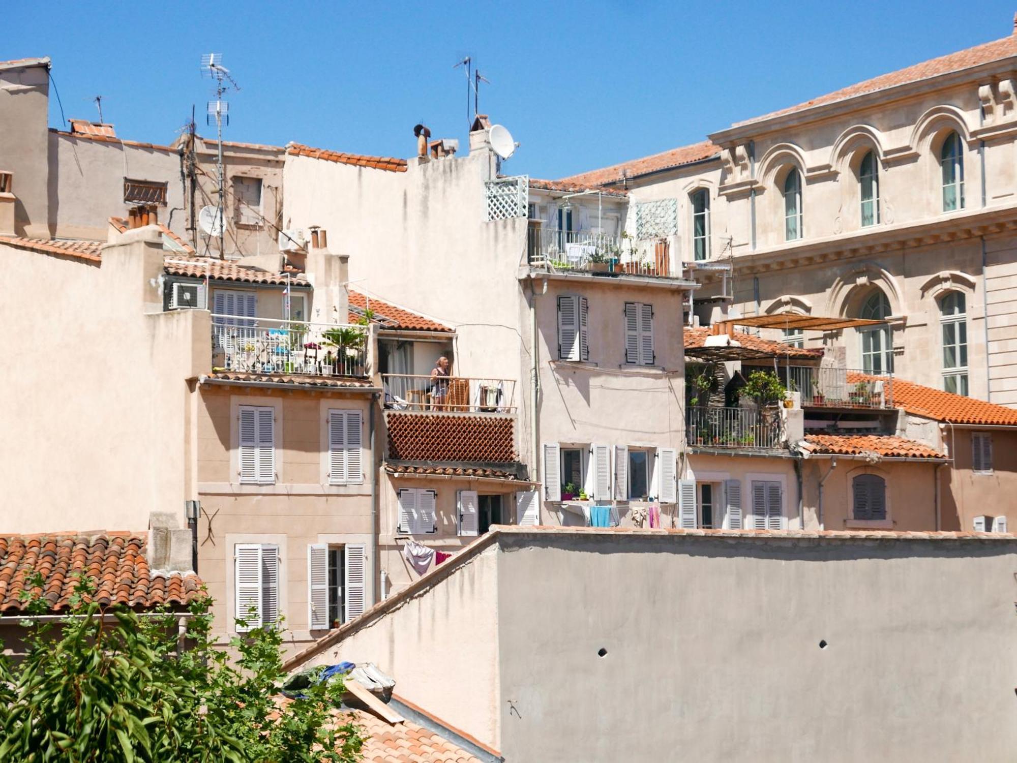 Vieux Port Panier Jardin Hotel Marseille Bagian luar foto